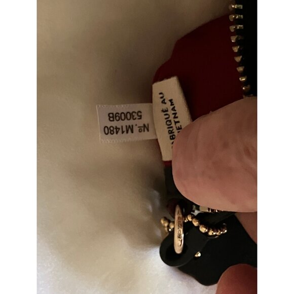 COACH New York  Brown w/Logo Zip Wristlet  Wallet 3x6 in.Number M 1480 53009B - Picture 11 of 13